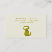 Earth Color Dog Visitekaartje (Achterkant)