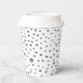 Earth Confetti Waterverf Stippen Paper Cup Papieren Bekers (Links)