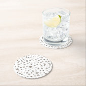 Earth Confetti Waterverf Stippen Paper Onderzetter (Insitu)