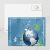 Earth ~ Cree Indian Proverb Briefkaart (Voorkant / Achterkant)