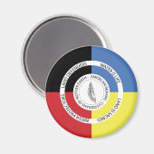 Earth Custodian Magnet (Rond) (Voorkant / Achterkant)