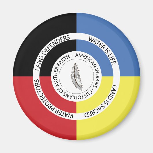 Earth Custodian Magnet (Rond) (Voorkant)