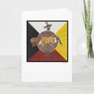 Earth Dance ©Kim McElroy Feestdagen Kaart