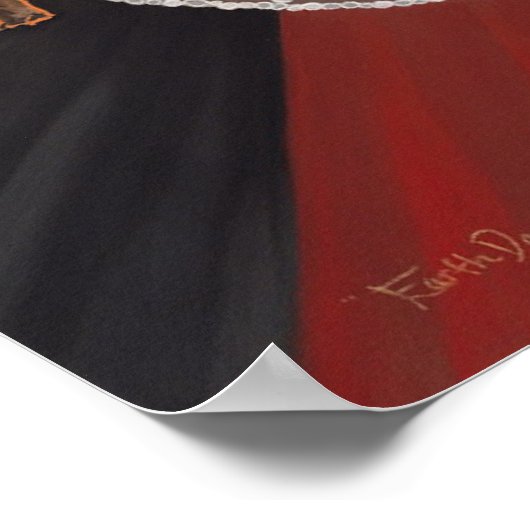 Earth Dance van Kim McElroy Poster (Hoek)