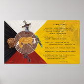 Earth Dance van Kim McElroy Poster (Voorkant)