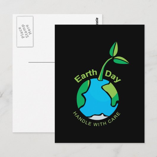 Earth Day 2009 Briefkaart (Voorkant / Achterkant)