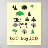 Earth Day 2013 Naturen Roep Poster (Voorkant)