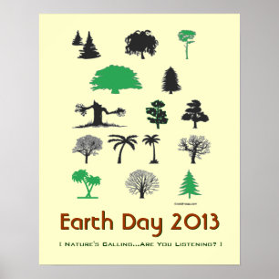 Earth Day 2013 Naturen Roep Poster