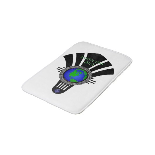 Earth Day 2015 Fan Blade Bath Mat (Gekanteld)