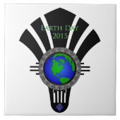 Earth Day 2015 Fan Blade Tegeltje (Voorkant)