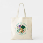 Earth Day 2020 50e Jubileum Cute Lion & Natuur Tote Bag (Achterkant)