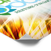 Earth Day 2021 - Onze Aarde-Button herstellen Poster (Hoek)