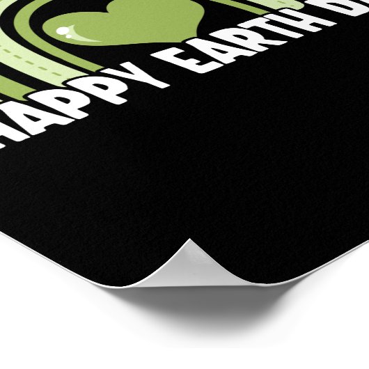 Earth Day 2022 Happy Earth Day Rainbow Poster (Hoek)