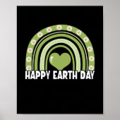 Earth Day 2022 Happy Earth Day Rainbow Poster (Voorkant)