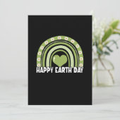 Earth Day 2022 Happy Earth Day Rainbow Save The Date (Staand voorkant)