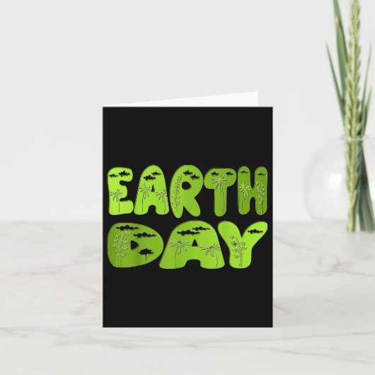 Earth Day 2022 Milieubeschermingsviering Kaart (Voorkant)
