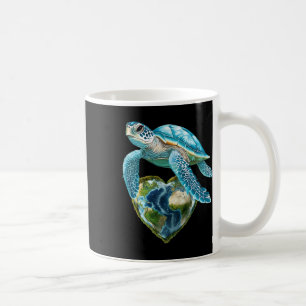 Earth Day 2025 Herstel Earth Zee Turtle Art Save T Koffiemok