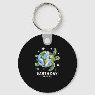 Earth Day 2025 Herstel Earth Zee Turtle Save the P Sleutelhanger