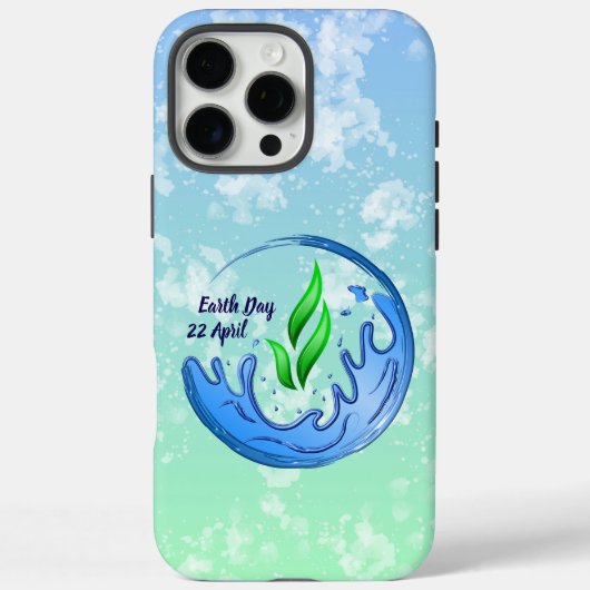 Earth Day 2025 Onze kracht Onze planeet Crest Case-Mate iPhone Case (Achterkant)