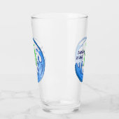 Earth Day 2025 Onze kracht Onze planeet Crest Glas (Links)