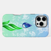 Earth Day 2025 Onze kracht Onze planeet Crest iPhone Hoesje (Achterkant horizontaal)