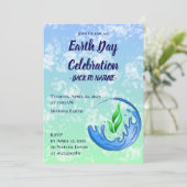 Earth Day 2025 Onze kracht Onze planeet Crest Kaart (Staand voorkant)