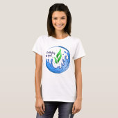 Earth Day 2025 Onze kracht Onze planeet Crest T-shirt (Voorkant volledig)