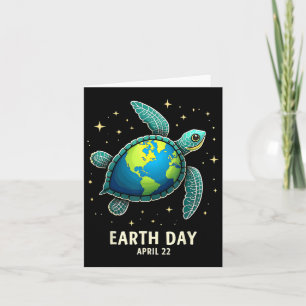 Earth Day 2025 Restore Earth Zeeschildpad Kunst Re Kaart