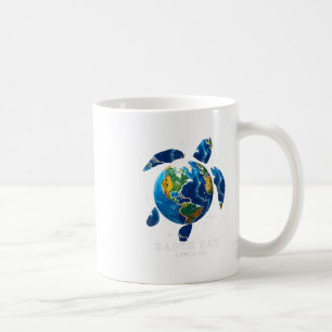 Earth Day 2025 Save Earth Zee Schildpad Art Save t Koffiemok