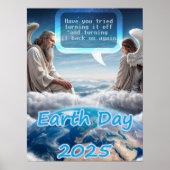 Earth Day 2025 telefoon wallpaper Poster (Voorkant)
