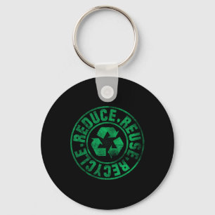 Earth Day 2025 Verminder hergebruik Recyclen Sleutelhanger