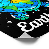 Earth Day 2026 Restore Aarde Zee Earth Day Schildp Poster (Hoek)