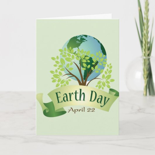 Earth Day 22 april Kaart (Voorkant)