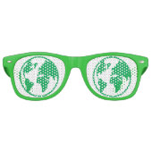 Earth Day, 22 april Retro Zonnebril (Voorkant)