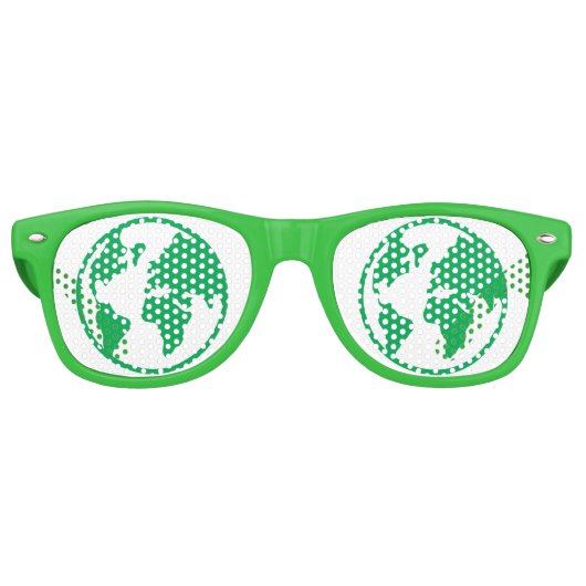Earth Day, 22 april Retro Zonnebril (Voorkant)