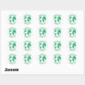 Earth Day, 22 april Ronde Sticker (Vel)