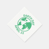 Earth Day, 22 april Servetten (Hoek)