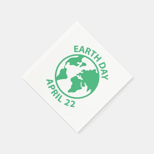 Earth Day, 22 april Servetten (Hoek)