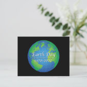 Earth Day 50 Year Jubileum 2020 Briefkaart (Staand voorkant)
