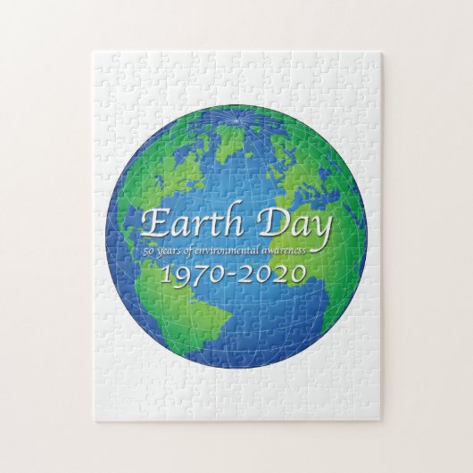Earth Day 50 Year Jubileum 2020 Legpuzzel (Verticaal)