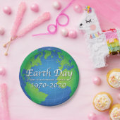 Earth Day 50 Year Jubileum 2020 Papieren Bordje (Feest)