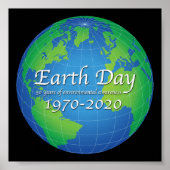 Earth Day 50 Year Jubileum 2020 Poster (Voorkant)