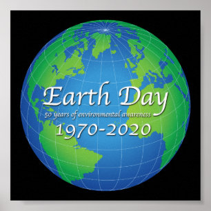 Earth Day 50 Year Jubileum 2020 Poster
