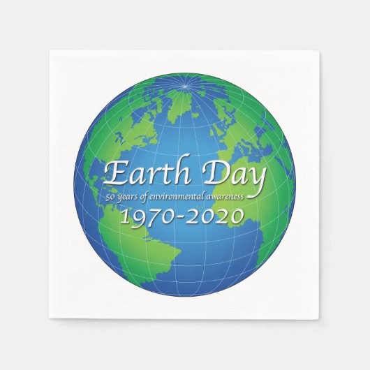 Earth Day 50 Year Jubileum 2020 Servet (Voorkant)