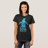 Earth Day 50th Anniversary Penguin Silhouette T-shirt (Voorkant volledig)