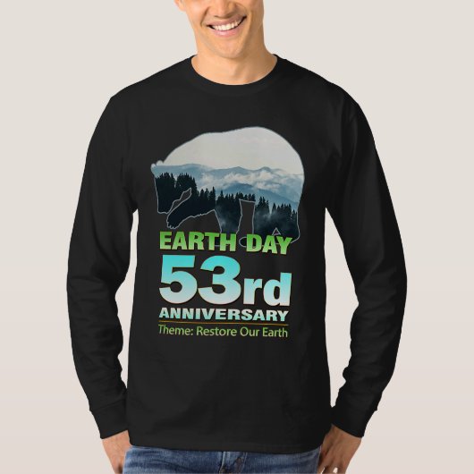 Earth Day 53rd Anniversary Celebrate Earth Day 202 T-shirt (Voorkant)