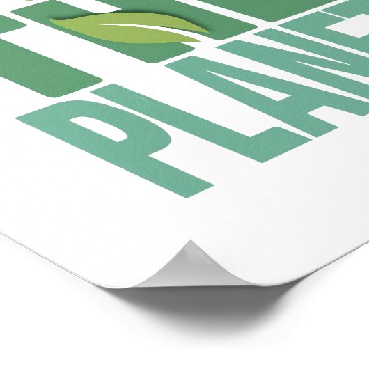 Earth Day Activisme en klimaatverandering Art Poster (Hoek)