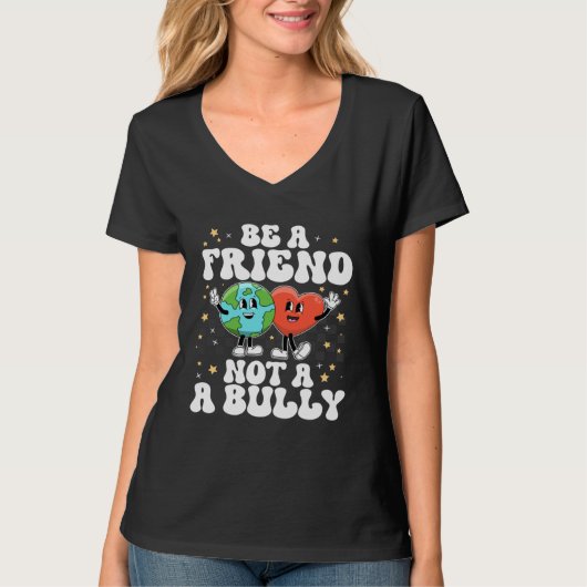 Earth Day Be Kind Teacher Kindness Heart Unity Day T-shirt (Voorkant)