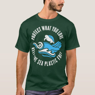 Earth Day Beschermt onze Ocean Love Environmental T-shirt