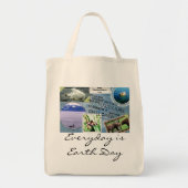 Earth Day Biologische Boodschappentas-Everyday is Tote Bag (Voorkant)
